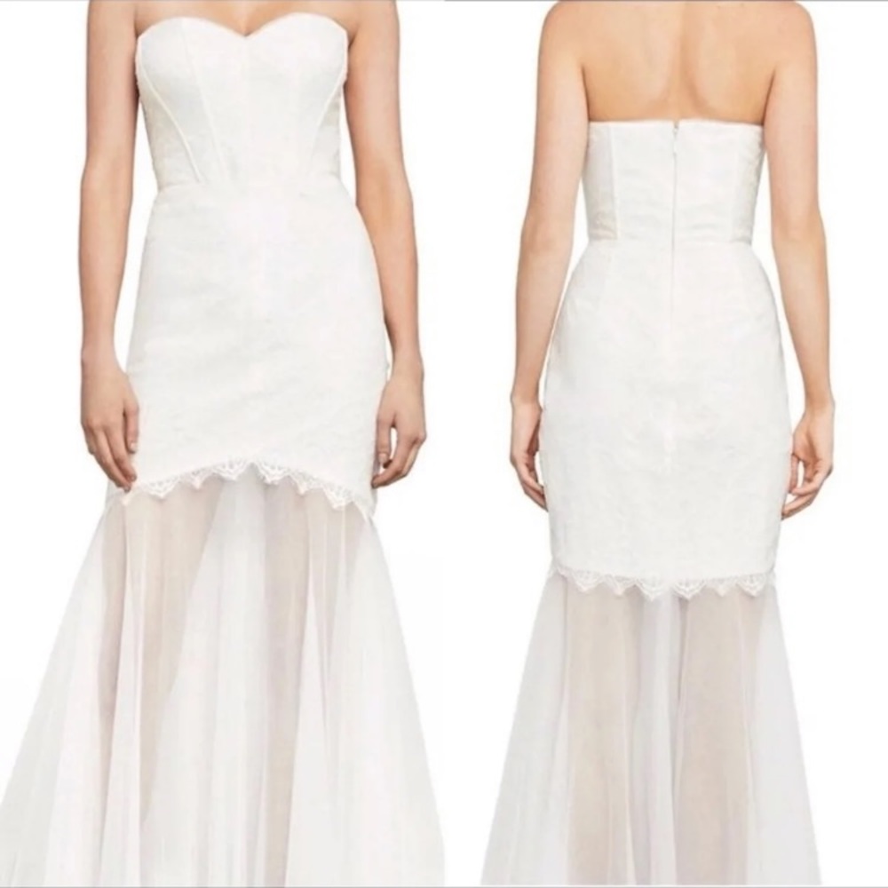 BCBG Alyce Strapless Gown